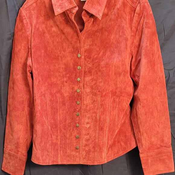 Christoper & Banks Suede Jacket/Blazer - Picture 8 of 9